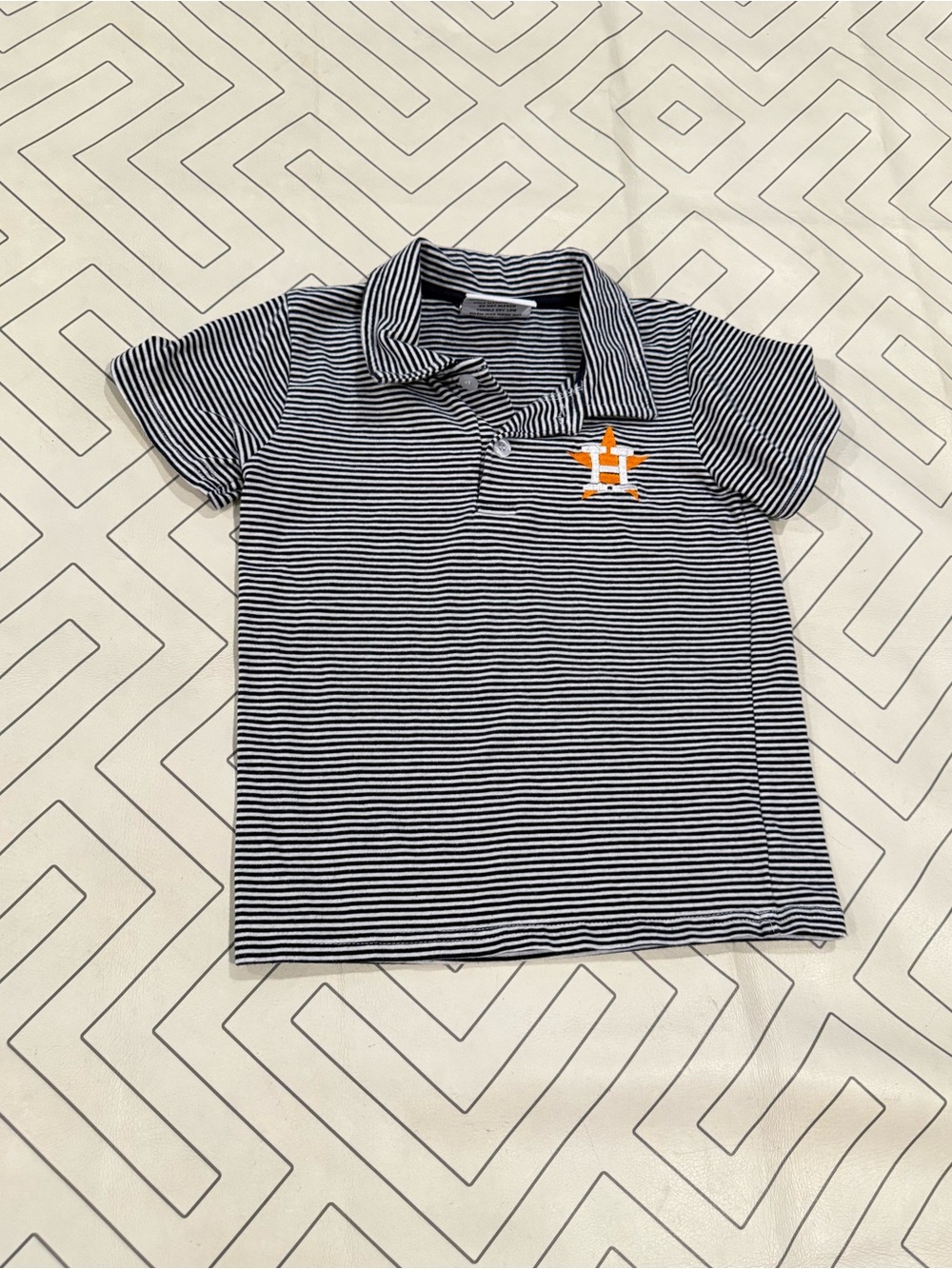 Jellybean Striped Houston Astros Polo